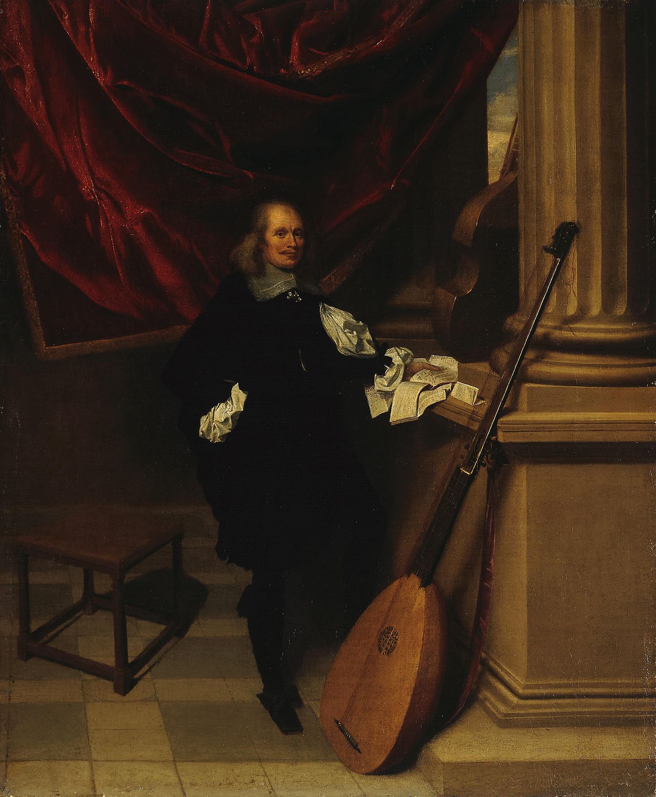 Portrait of a Musician by Karel Emmanuel Biset