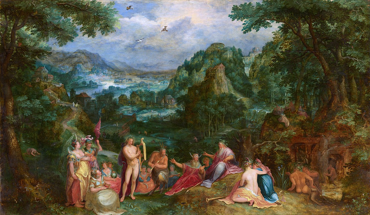 Landscape with the judgment of Midas by Karel van Mander the Elder