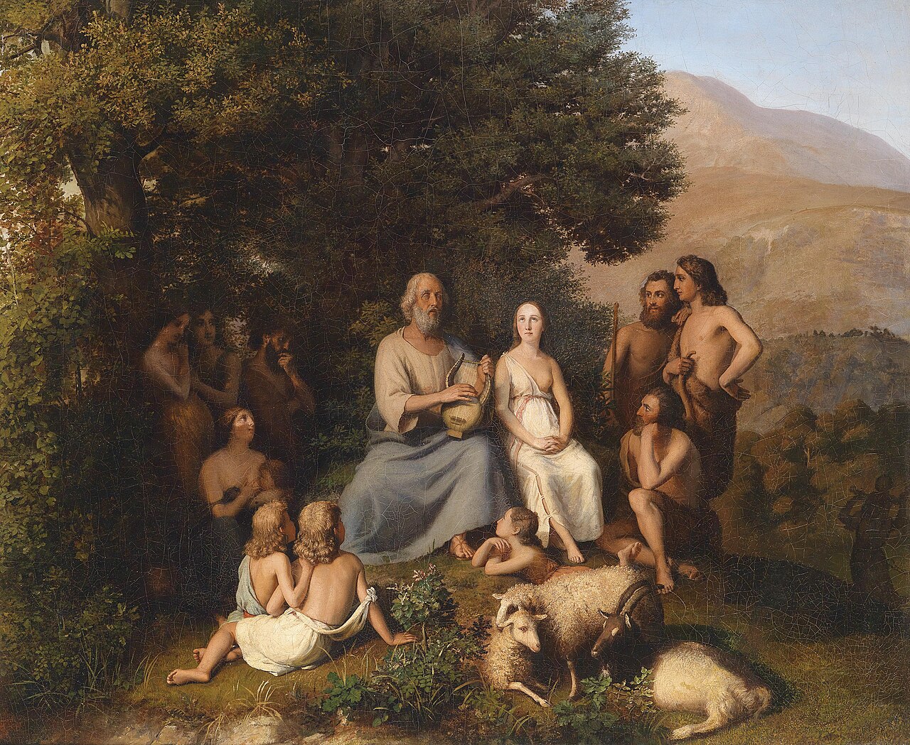 Homer sings by Karl Becker