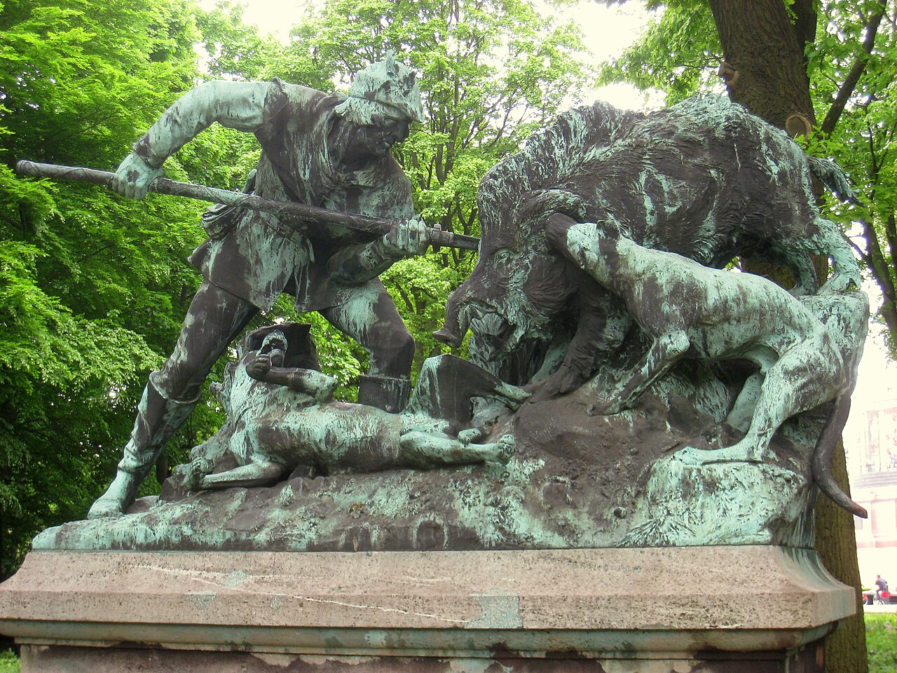 Eberjagd um 1500 by Karl Begas