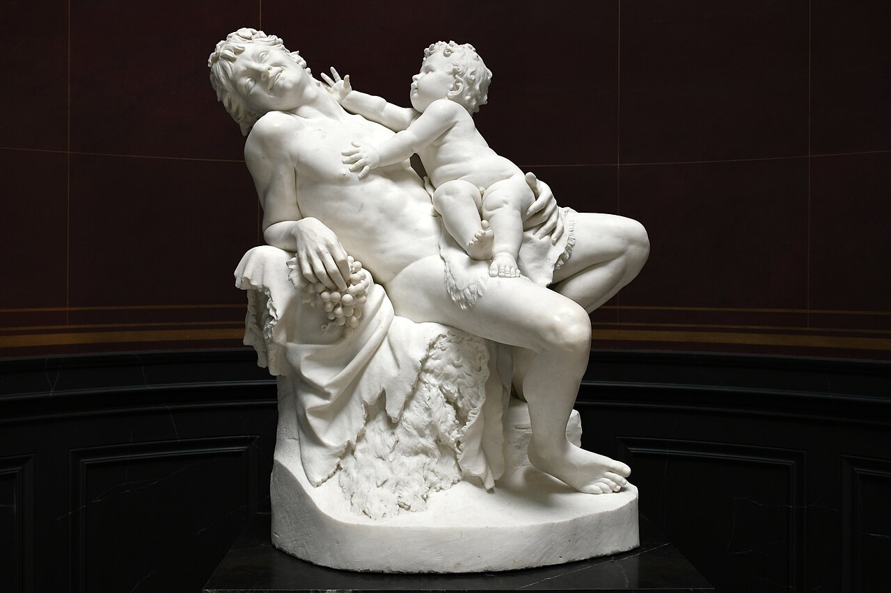 Young Faun and Bacchus as a Child by Karl Begas