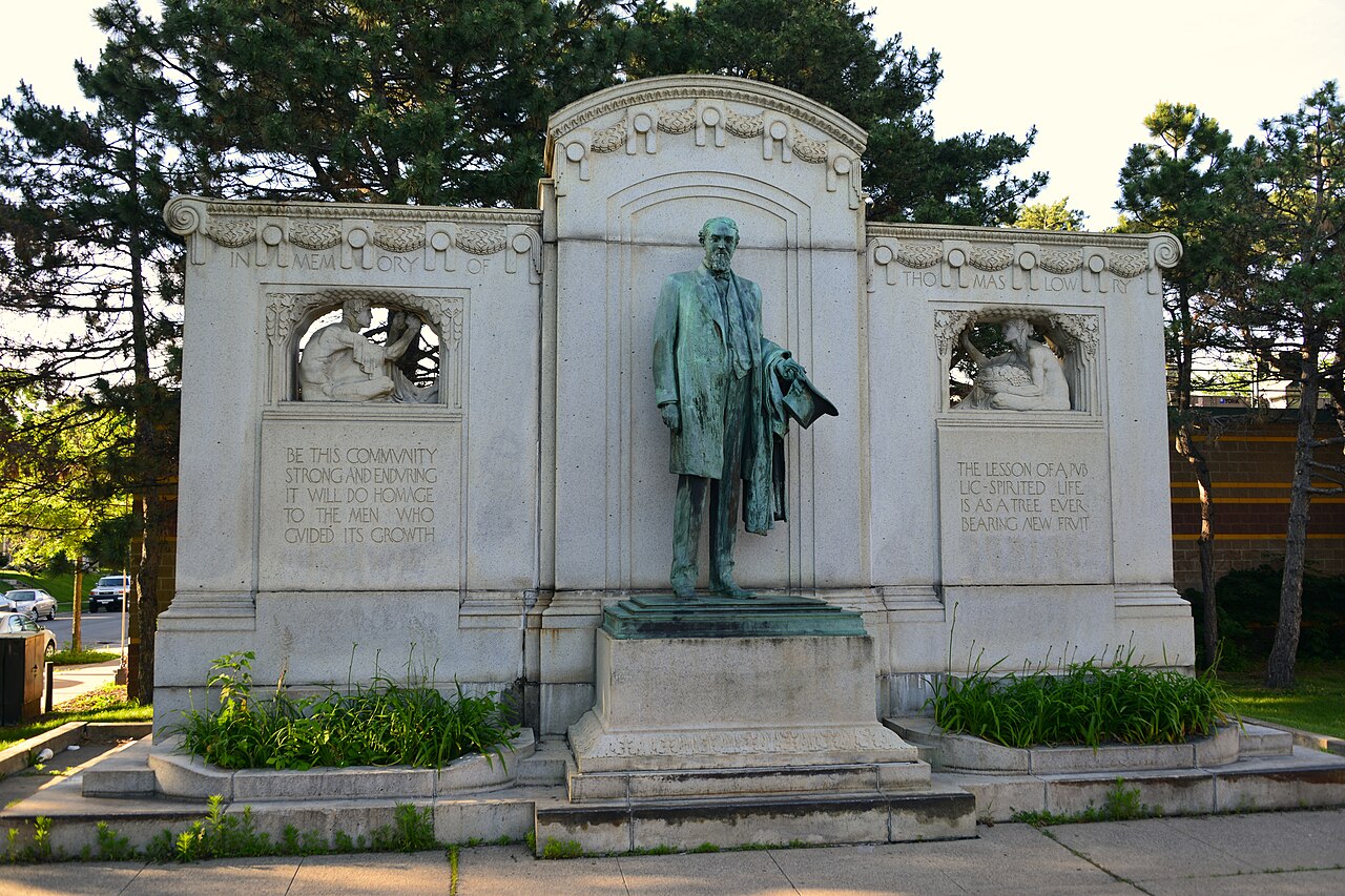 Thomas Lowry Memorial by Karl Bitter