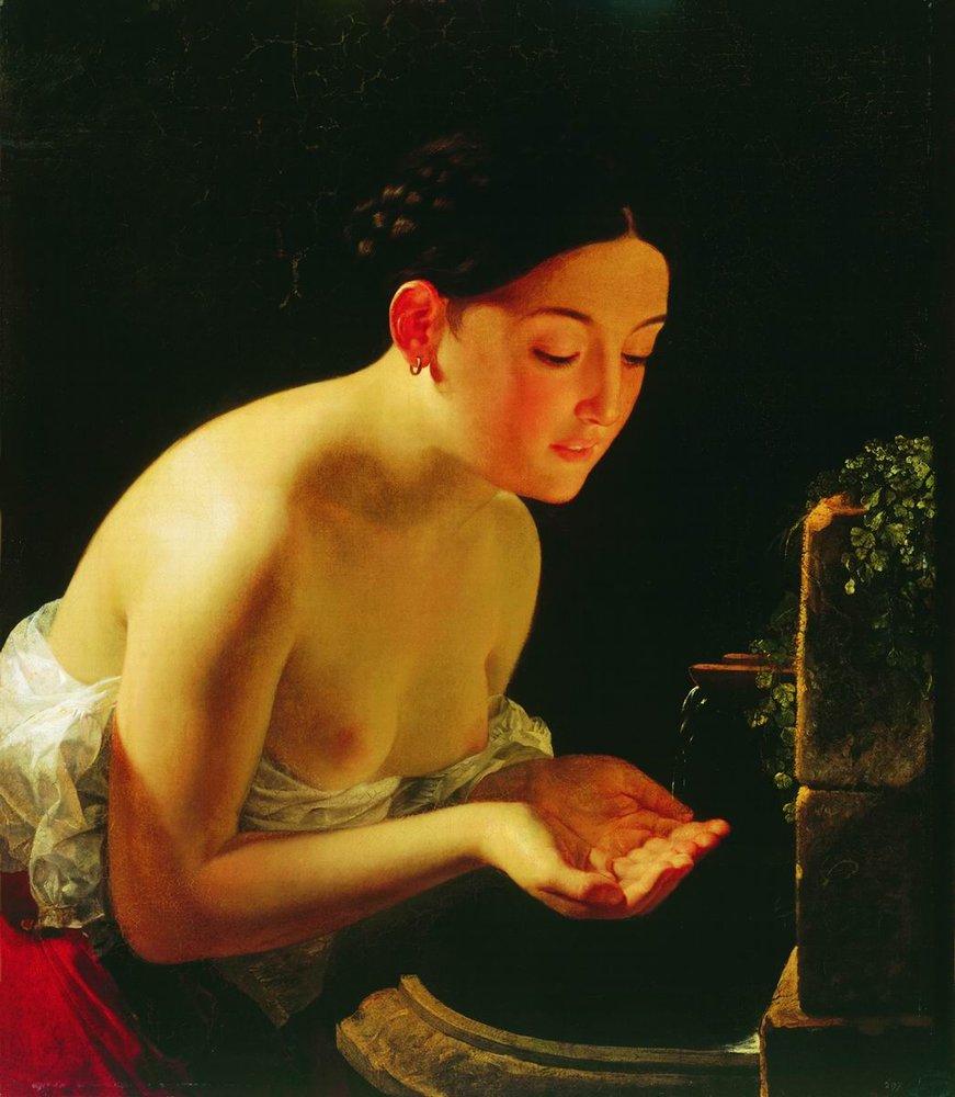 Italian morning by Karl Bryullov