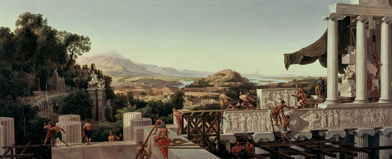 View into the Heyday of Greece by Karl Friedrich Schinkel
