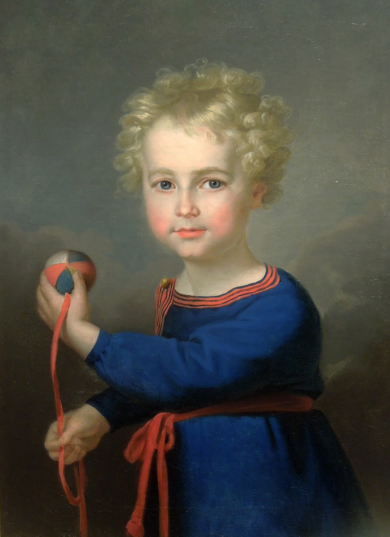 Portrait of a child. by Karl Gottlieb Schweikart