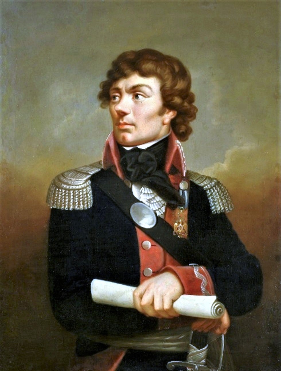 Portrait of Tadeusz Kościuszko. by Karl Gottlieb Schweikart