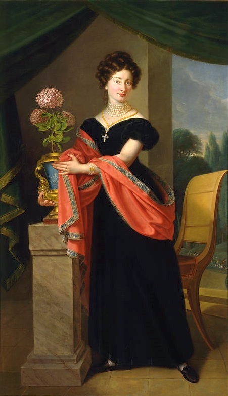 Portrait of Zofia Fredro née Jabłonowska (1798-1882). by Karl Gottlieb Schweikart