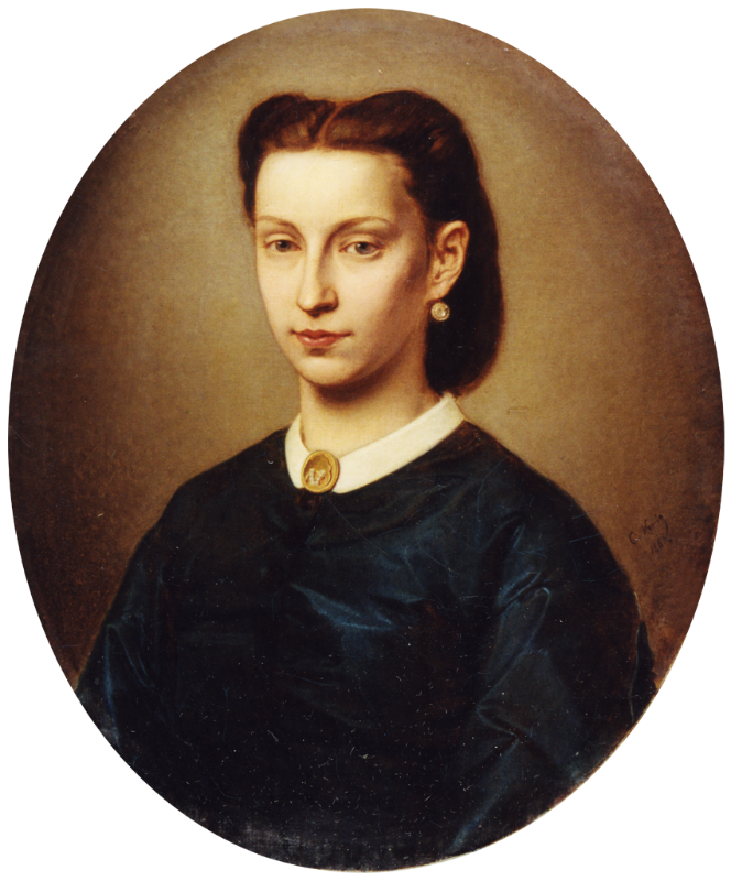 Anna Zagoskina, née Yurievich by Karl Gottlieb Wenig