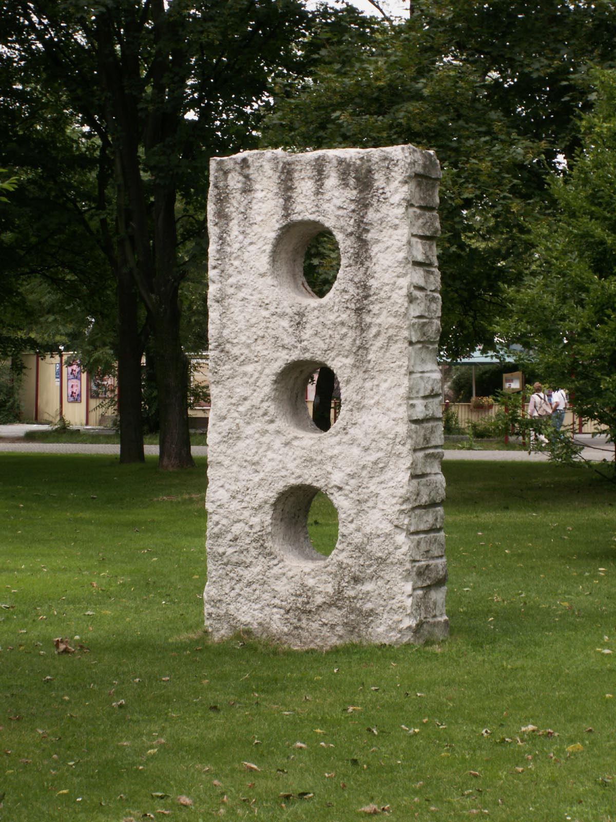 stone sculpture (Karl Prantl) by Karl Prantl