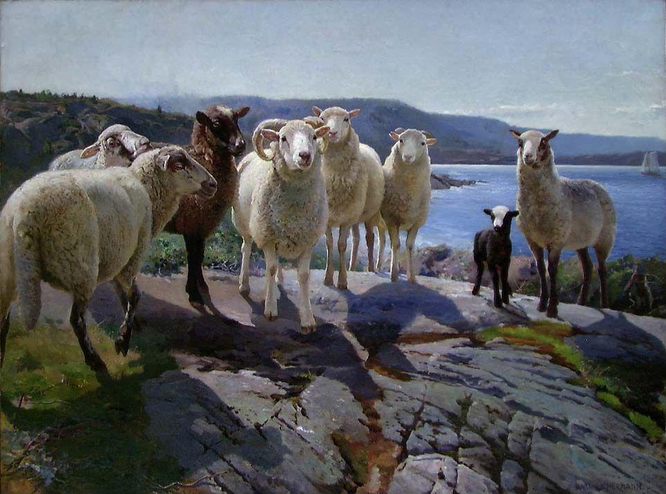 Fienden kommer by Karl Uchermann