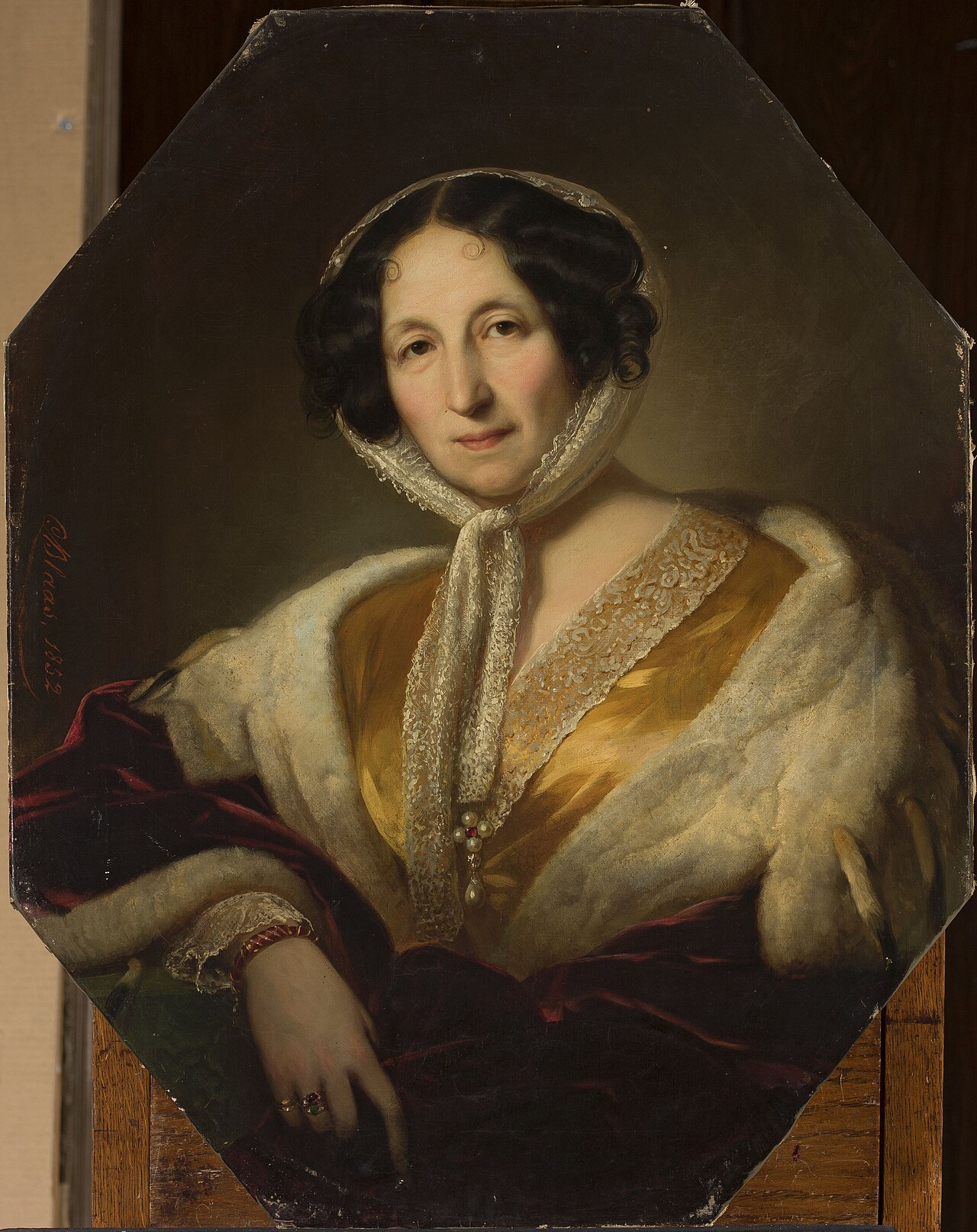 Portrait of Elizabeth Vorontsova née Branicka (1792-1880). by Karl von Blaas