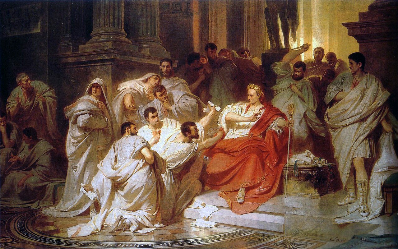The Murder of Caesar by Karl von Piloty