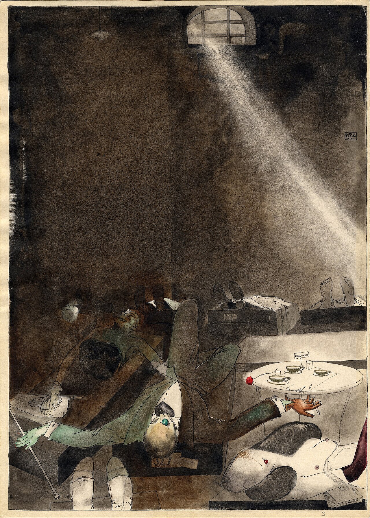 Five O’clock in the Morgue by Kārlis Padegs