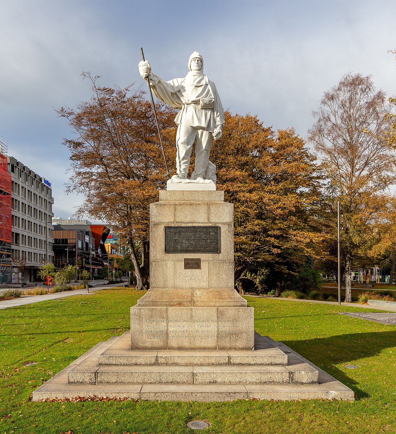 Statue of Robert Falcon Scott by Kathleen Scott