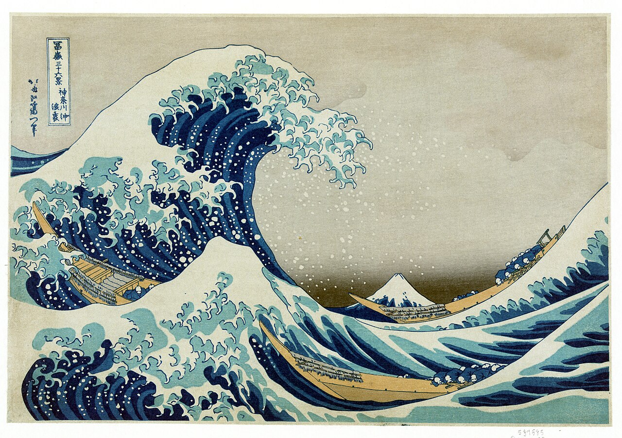 The Great Wave off Kanagawa by Katsushika Hokusai