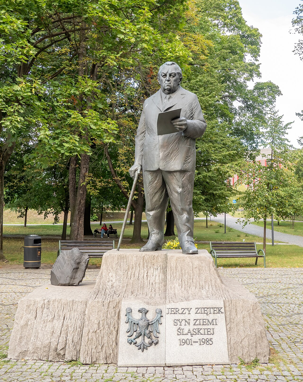 Monument to General Jerzy Ziętek in Katowice by Kazimierz Gustaw Zemła