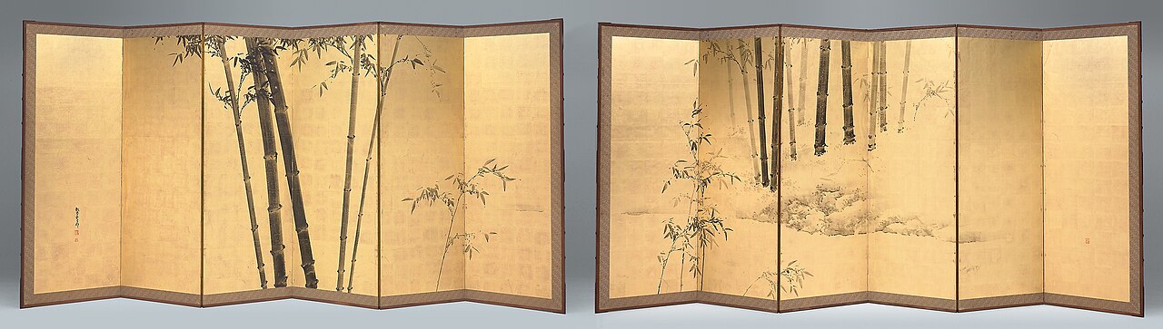 Bamboo by Kishi Ganku