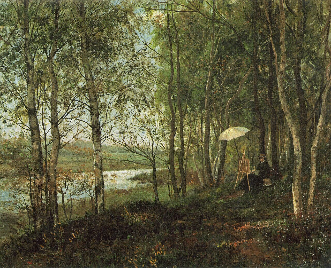 Landskap, Cernay-la-ville by Kitty Lange Kielland