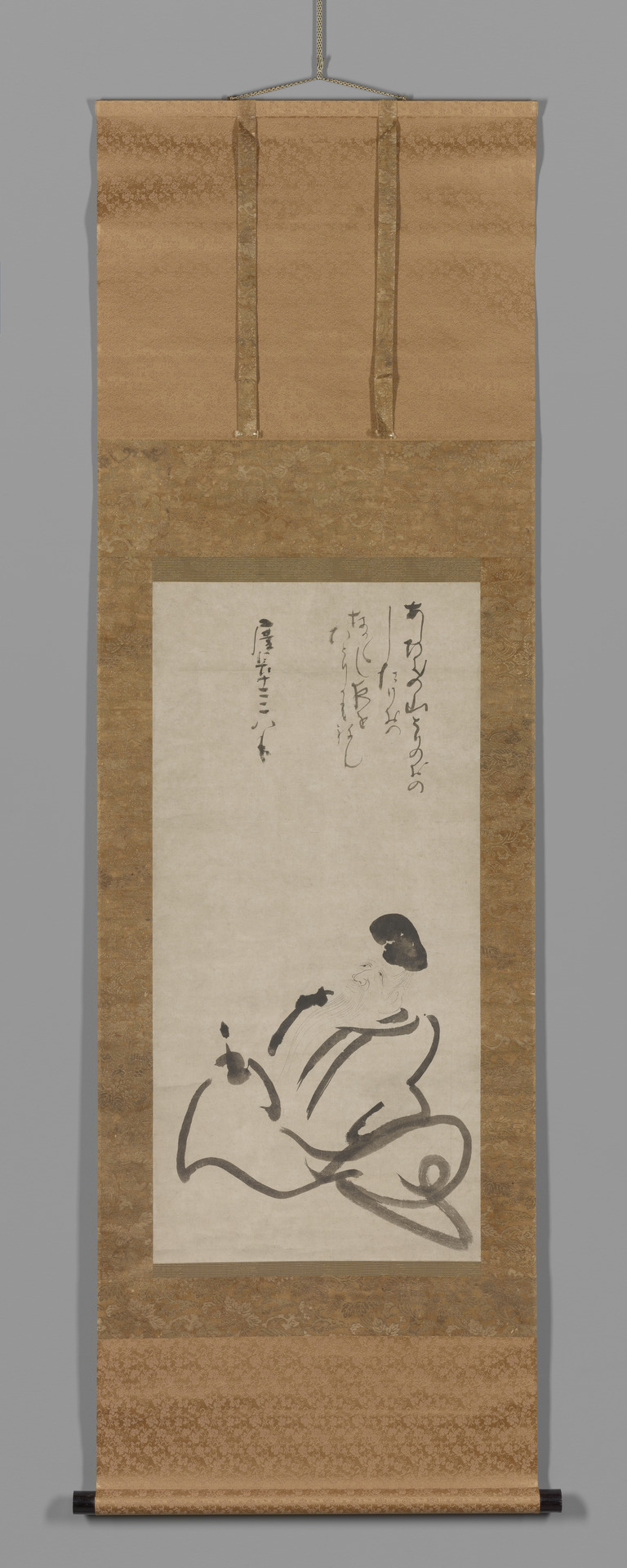 The Poet Hitomaro by Konoe Nobutada