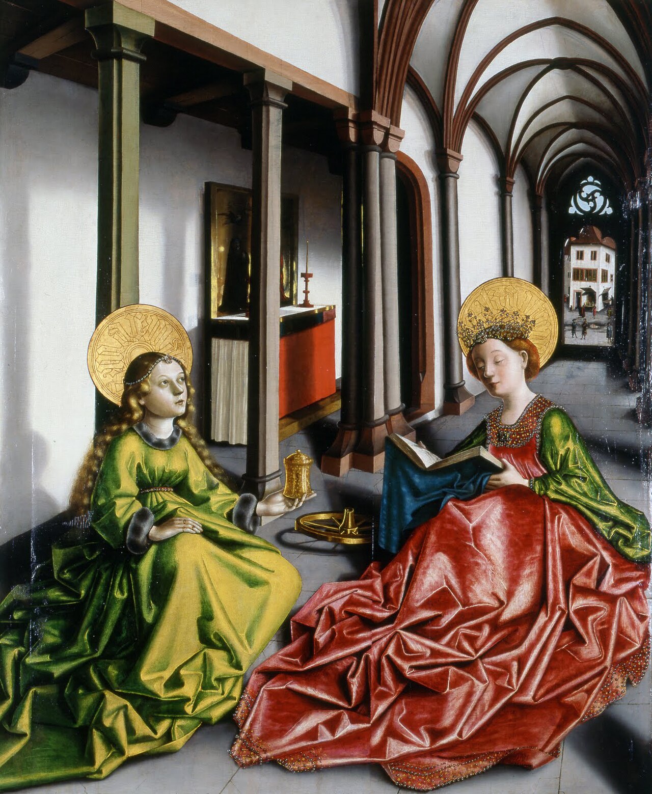 Saints Catherine and Mary Magdalene by Konrad Witz