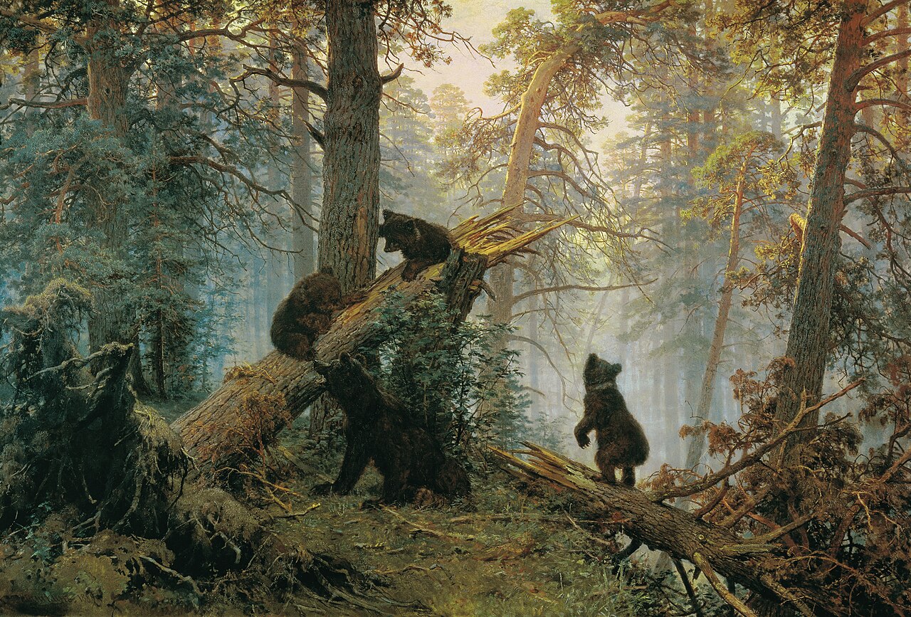Morning in a Pine Forest by Konstantin Savitsky