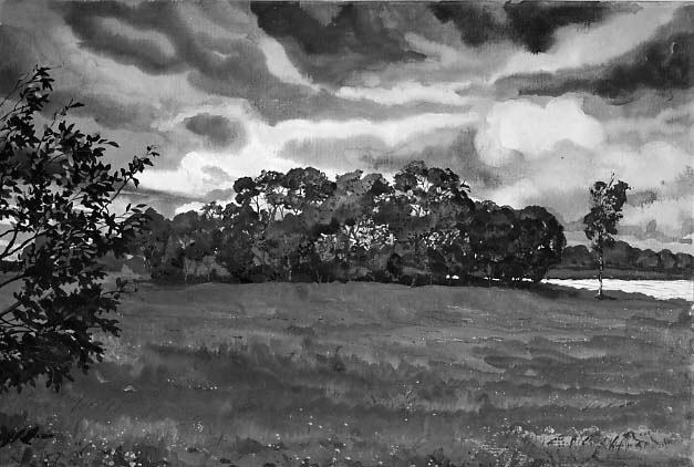 Sergievo by Konstantin Somov