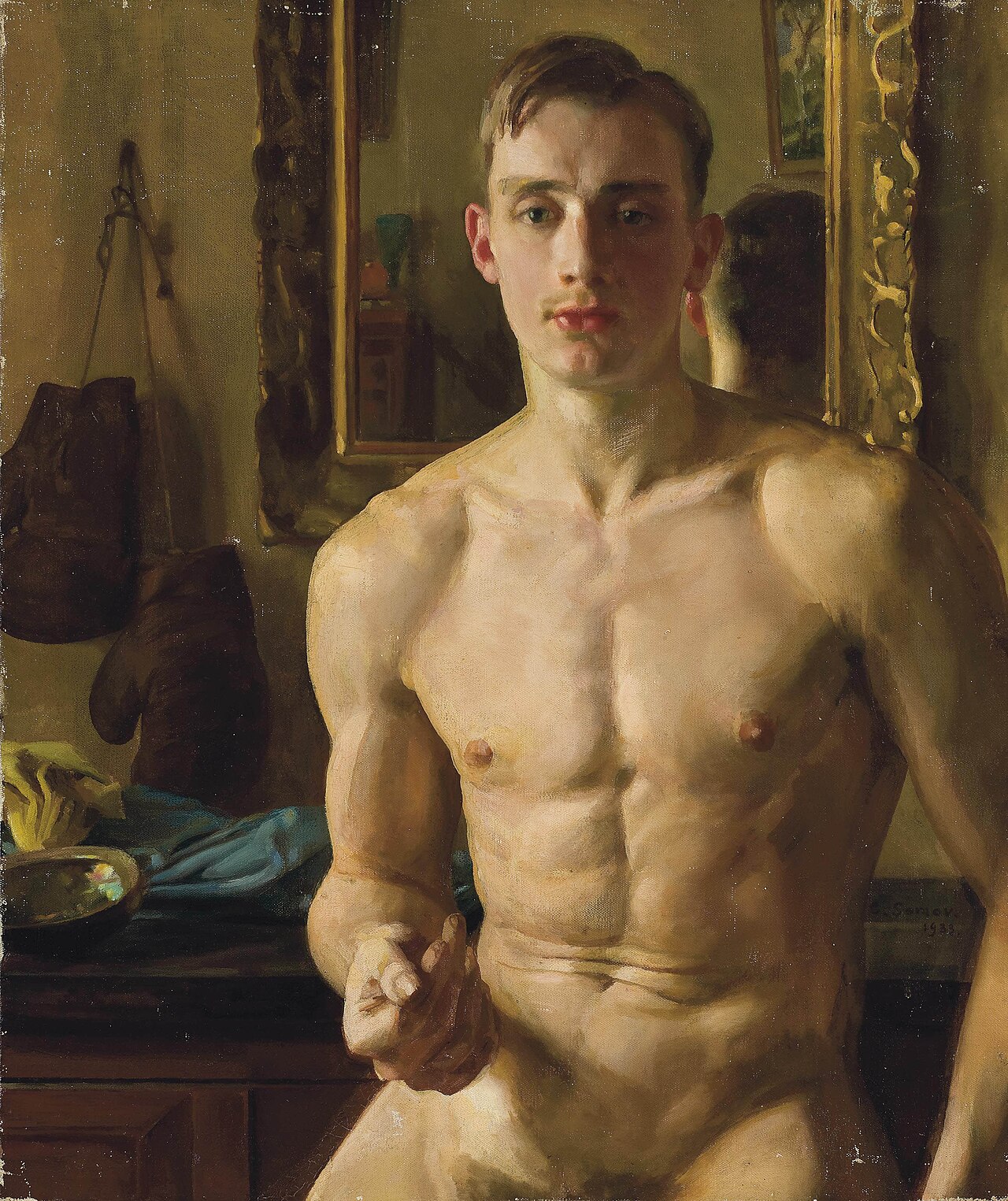 The Boxer by Konstantin Somov