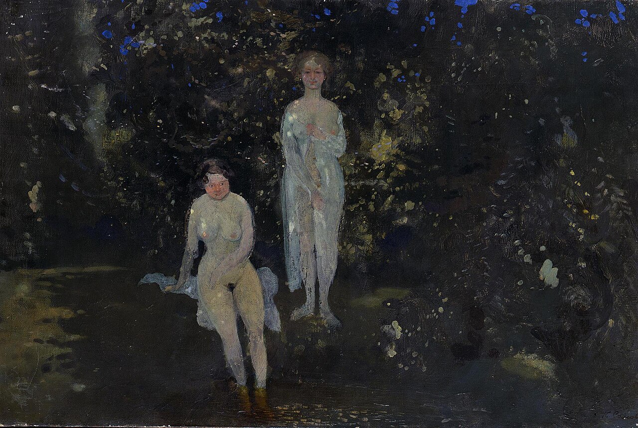 Women Bathing by Konstantin Somov