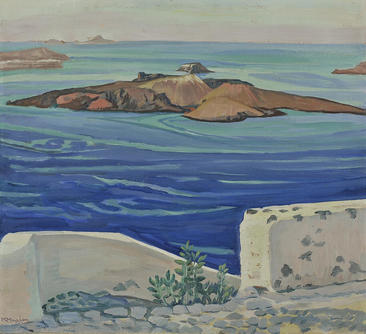 Kammeni, Santorini by Konstantinos Maleas