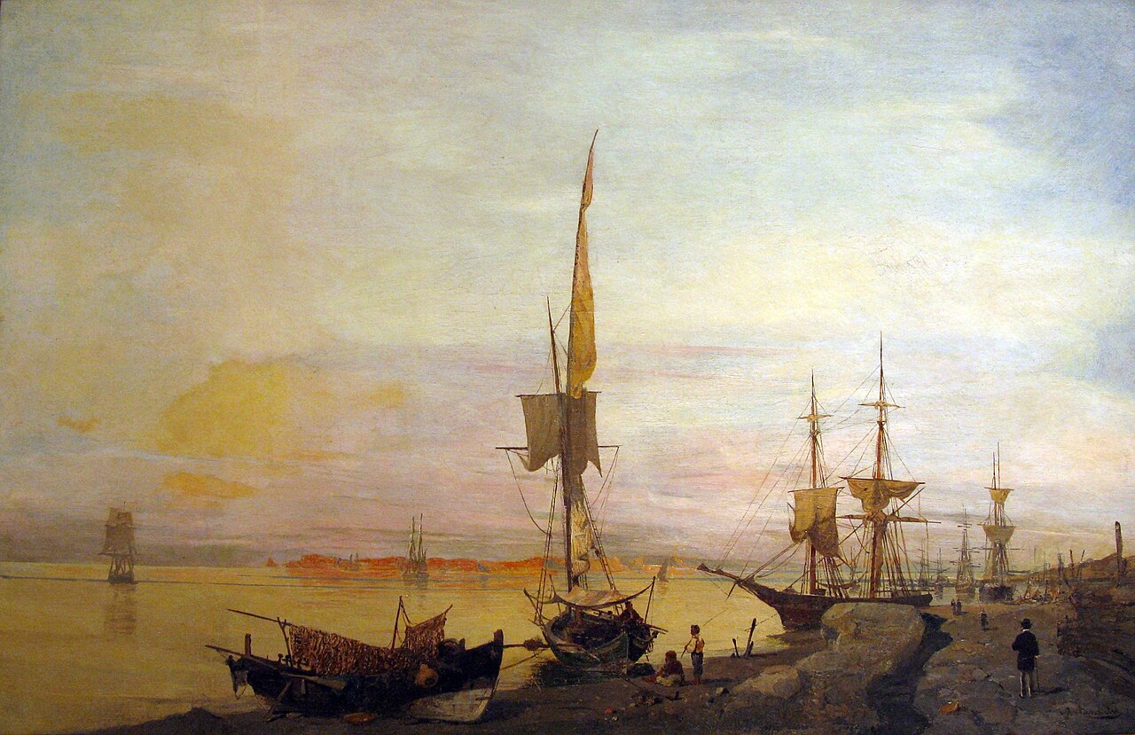 Fishing-Boats by Konstantinos Volanakis
