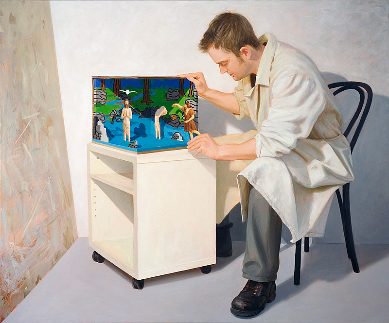 Artist and Still life by Kristoffer Zetterstrand