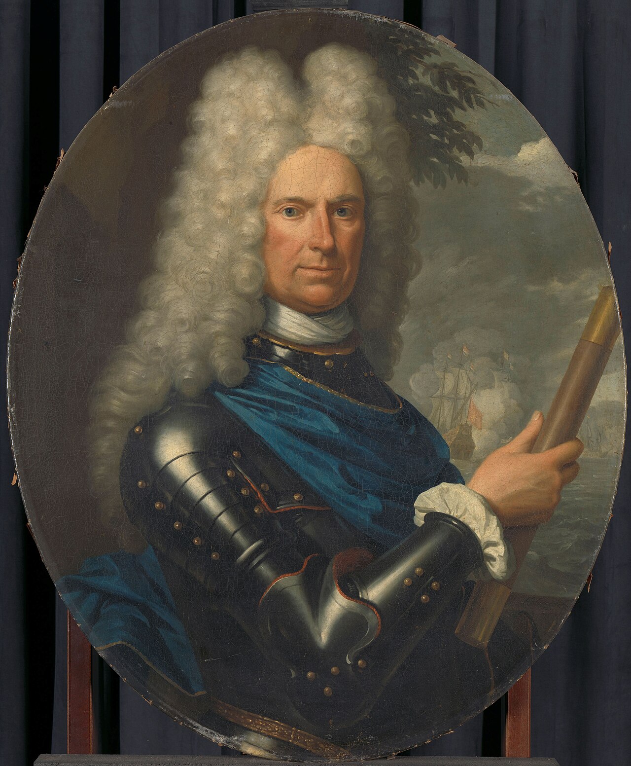 Portrait of Rear-Admiral Arent van Buren by Krzysztof Lubieniecki