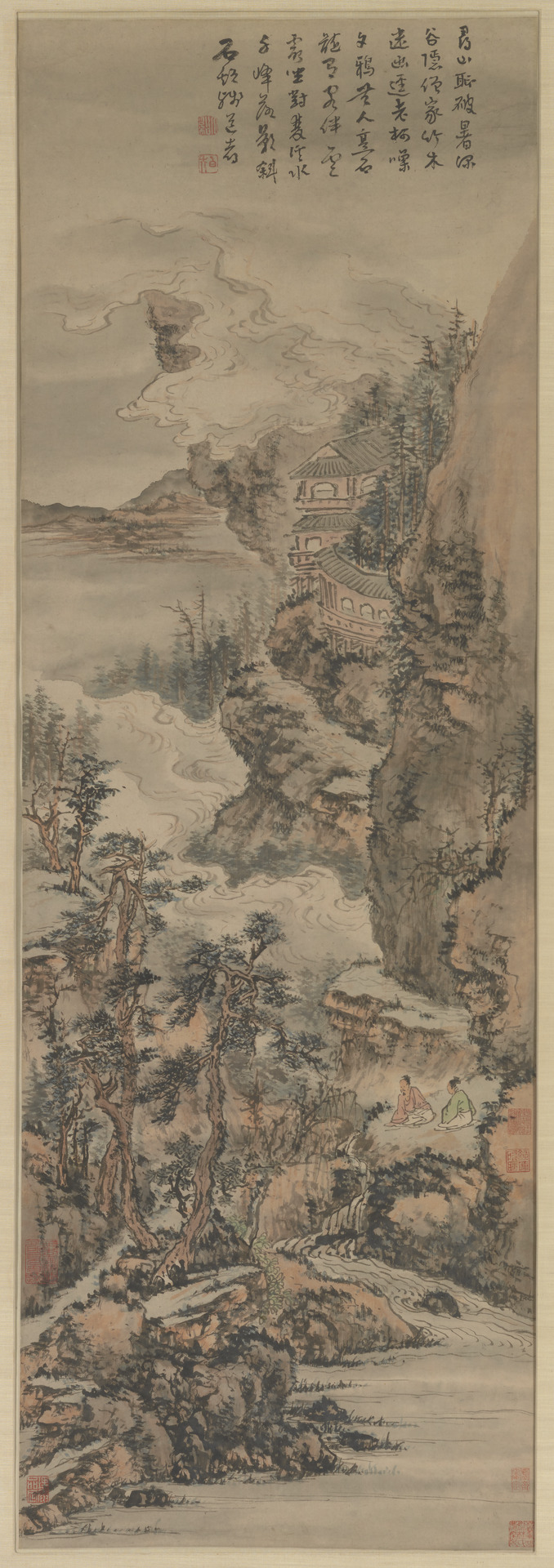 A Deep Valley Conceals a Monk’s Home by Kun Can