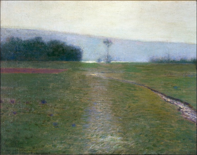 Frosty Morning near New Hope, Pennsylvania by L. Birge Harrison