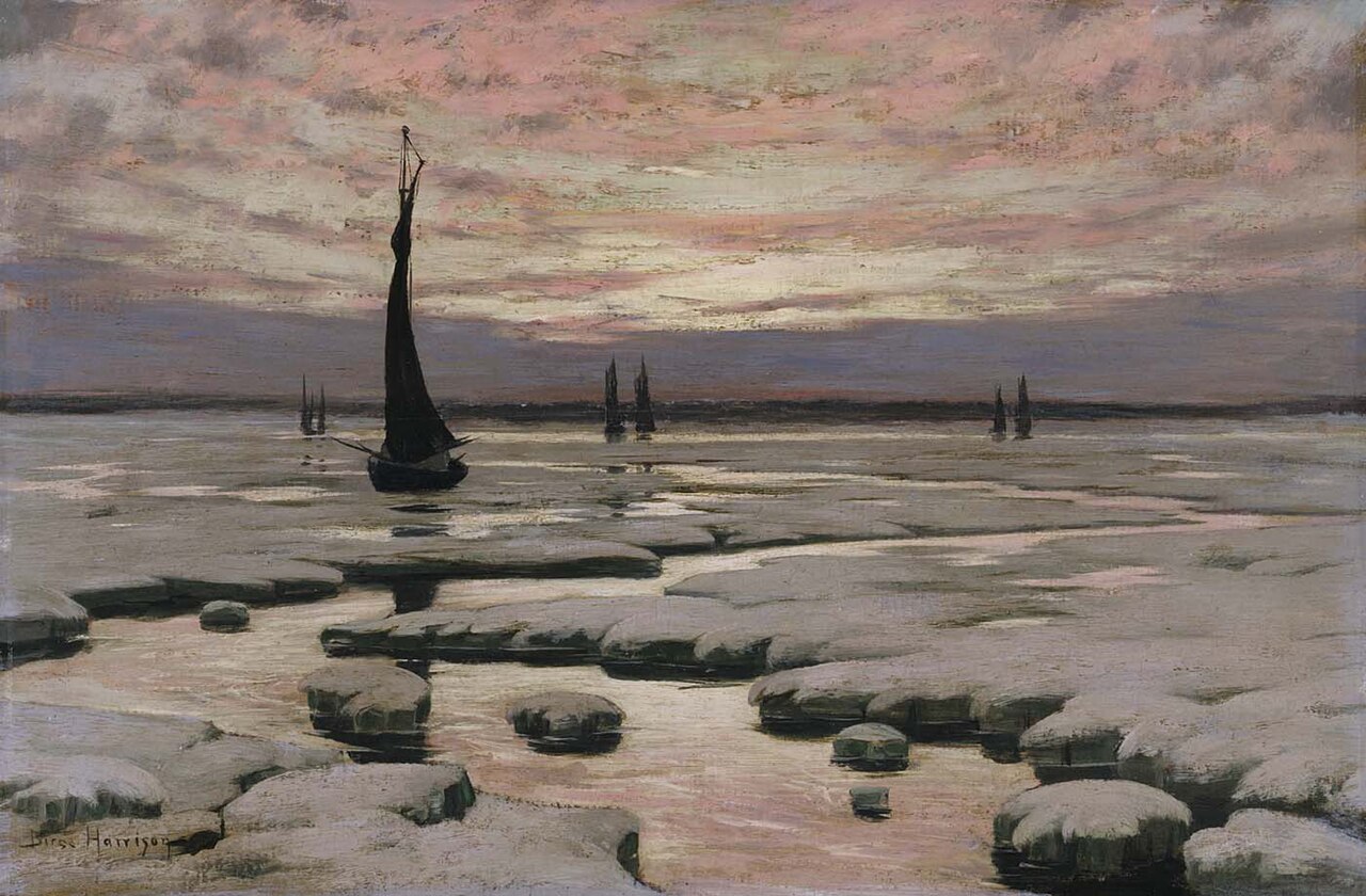 Winter Sunset by L. Birge Harrison