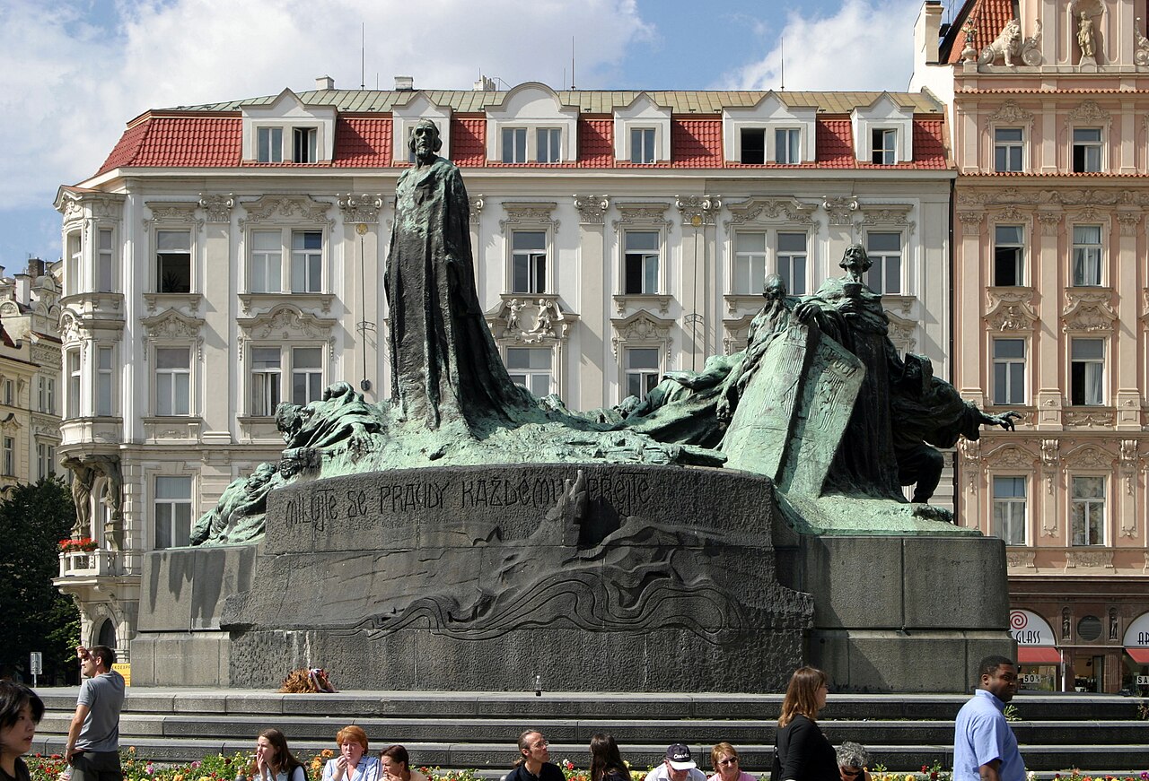 Jan Hus Memorial by Ladislav Šaloun