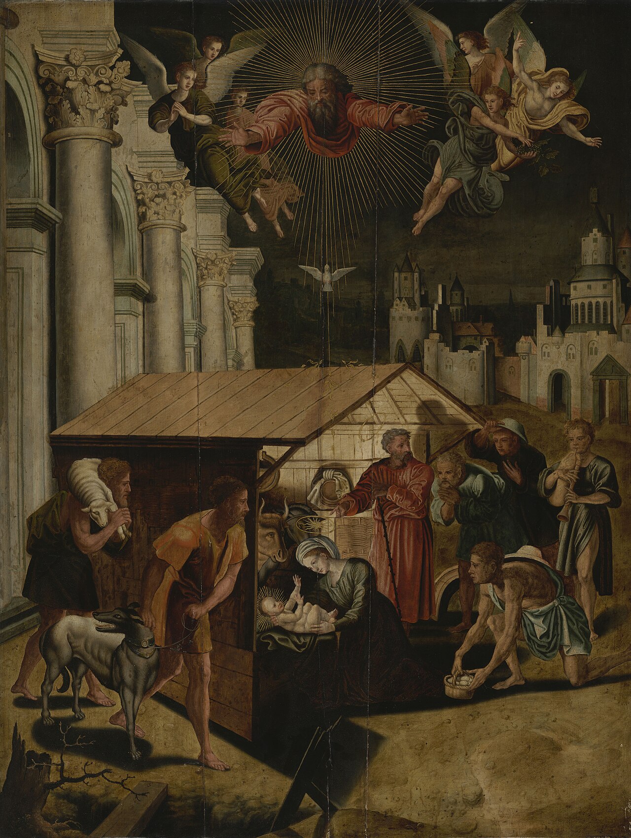 The Adoration of the Shepherds by Lambert Lombard