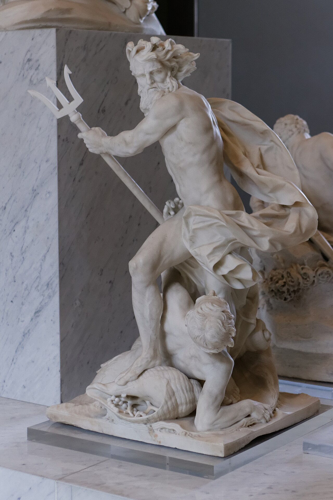 Neptune calmant les flots by Lambert Sigisbert Adam