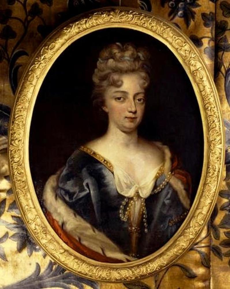 Portrait of Marie Louise van Hessen Kassel (1688-1765) by Lancelot Volders