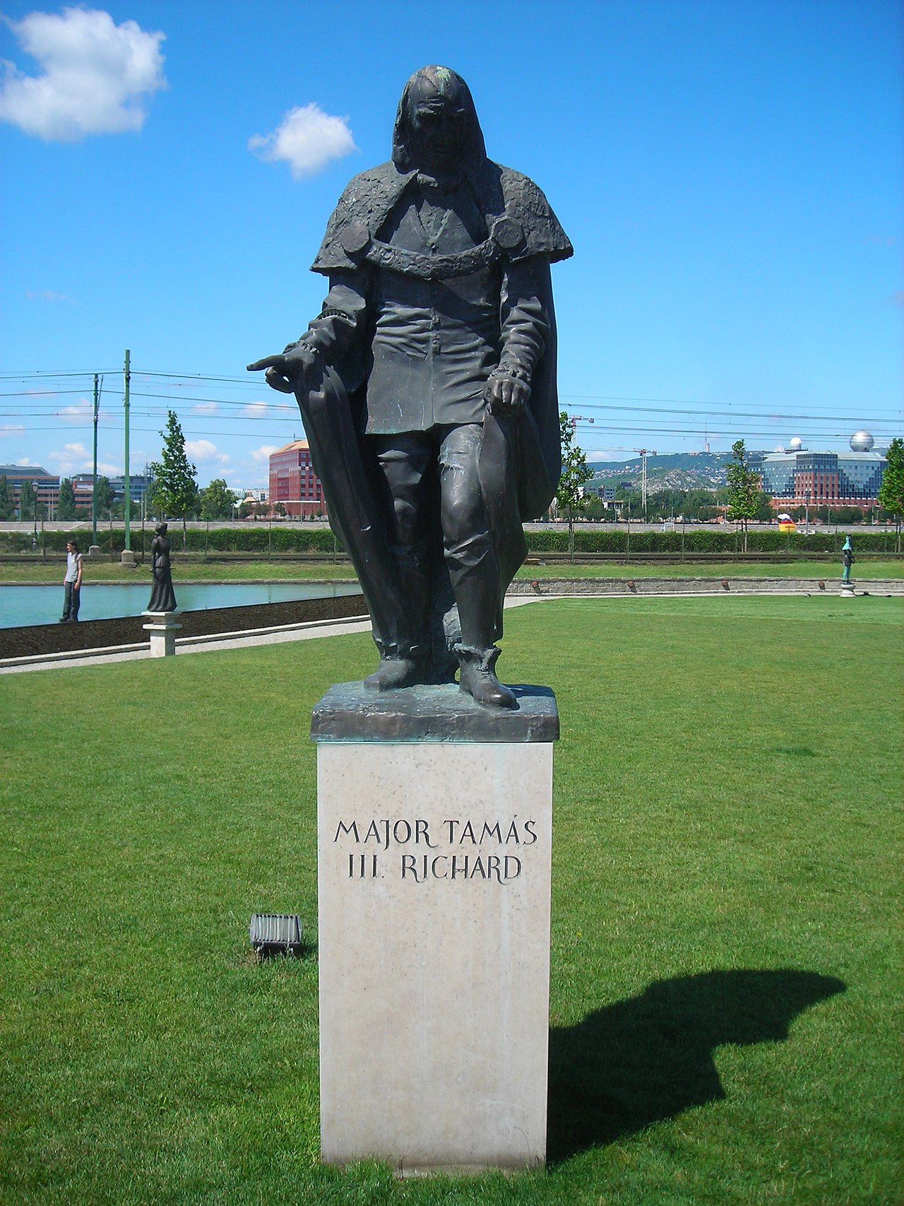 statue of Tamás Major by László Marton