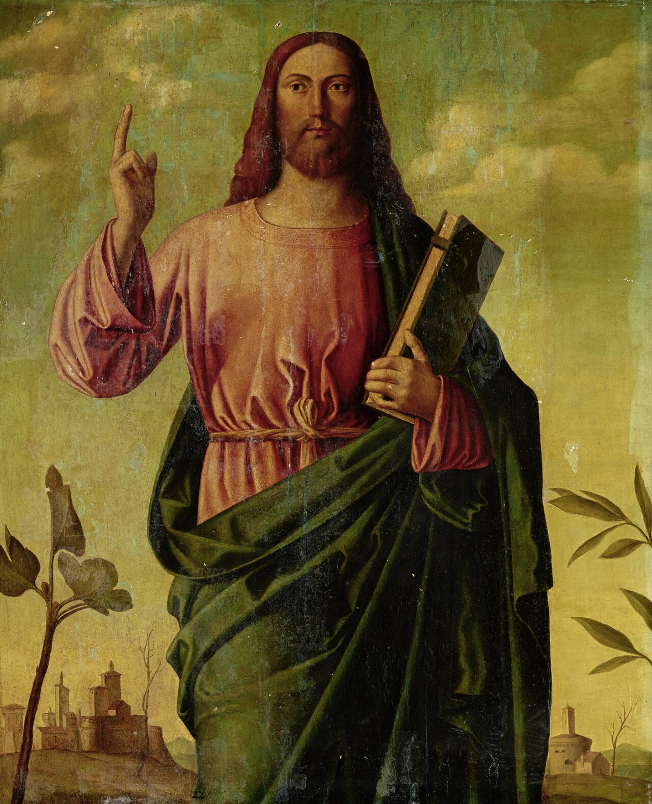 Blessing Christ by Lattanzio da Rimini