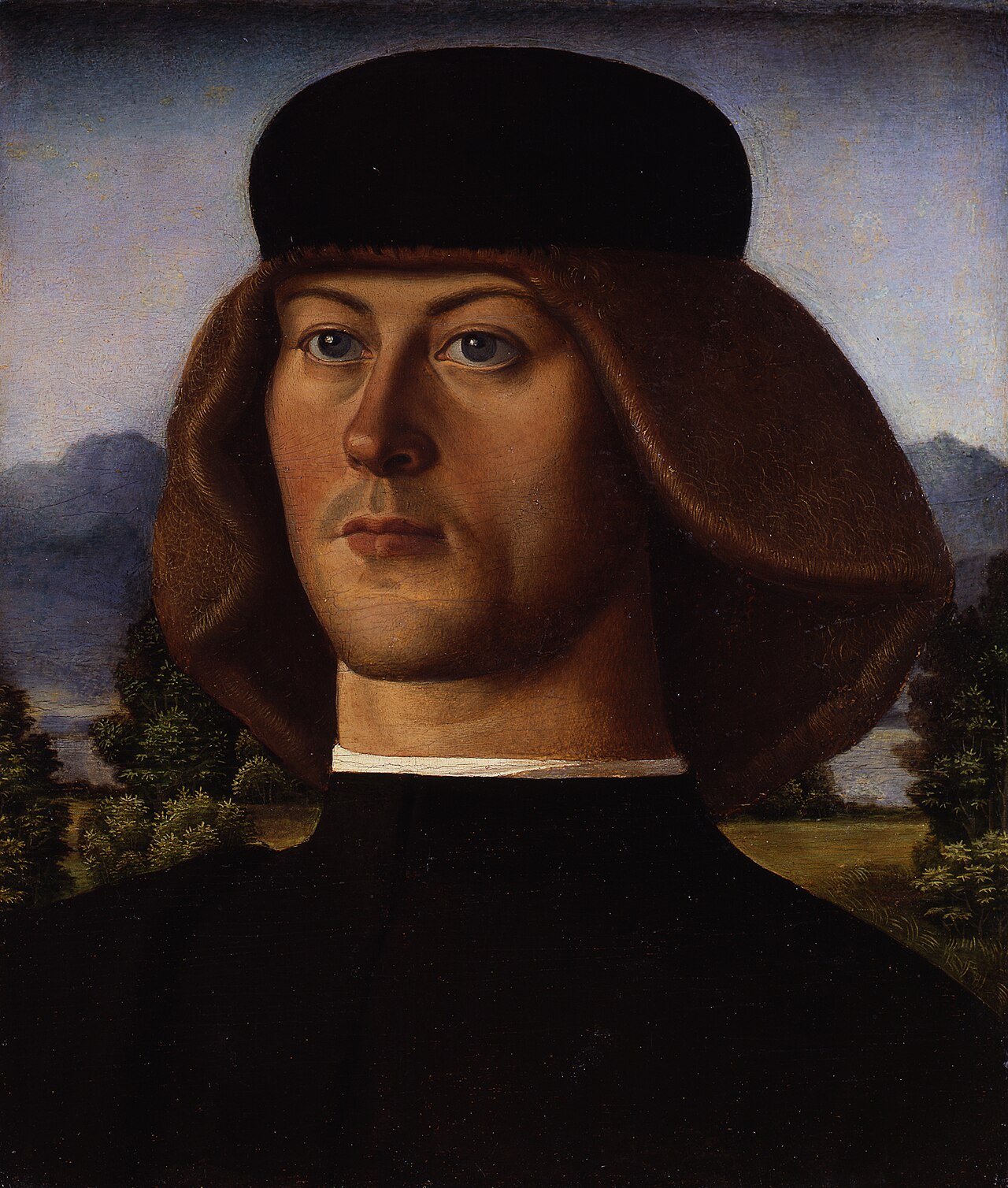 Portrait of a Young Man by Lattanzio da Rimini