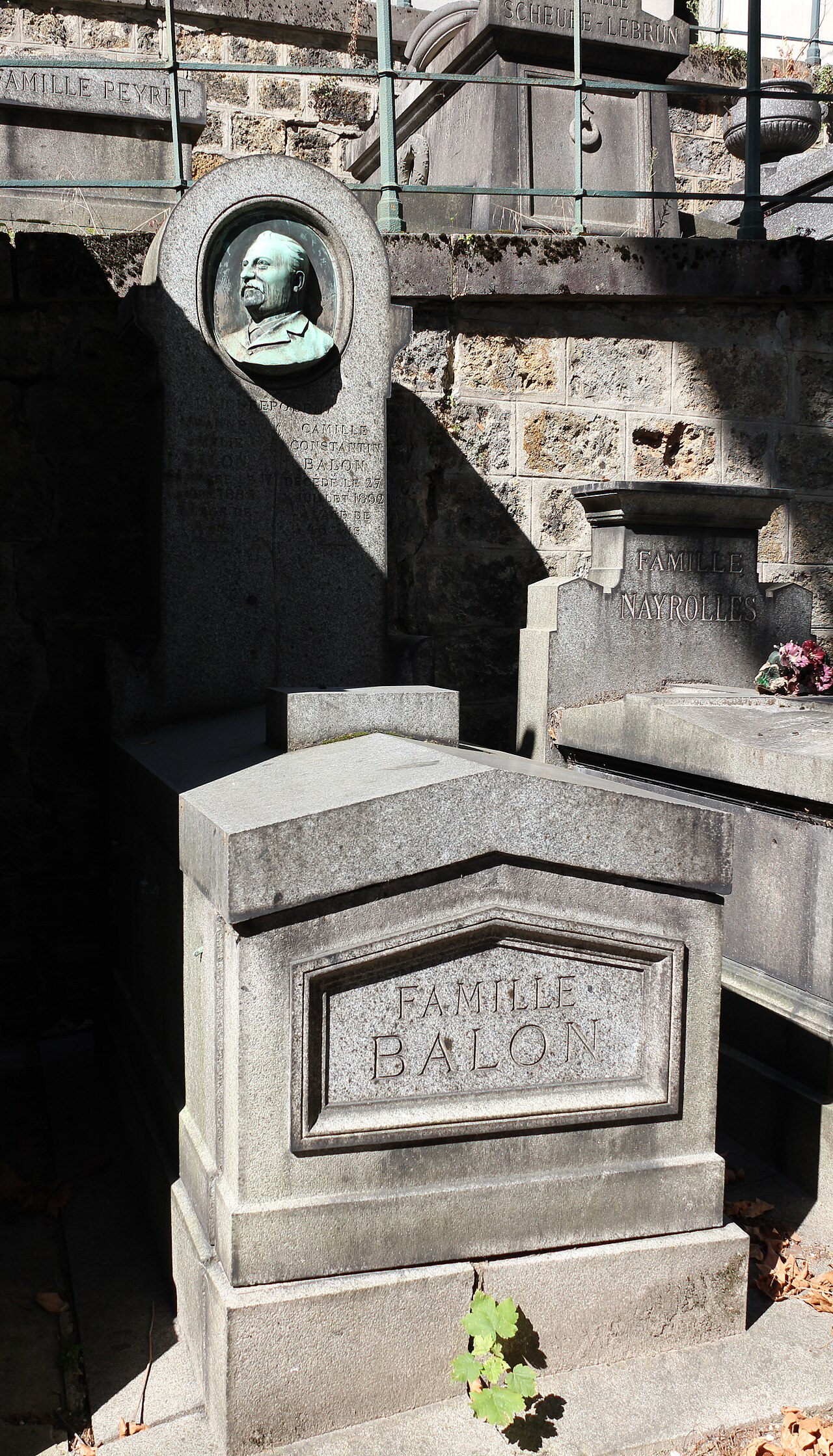 Grave of Camille-Constantin Balon by Laure Coutan