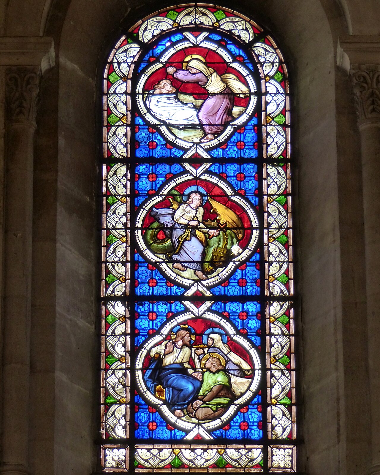 Nîmes St Paul church by Laurent Charles Maréchal