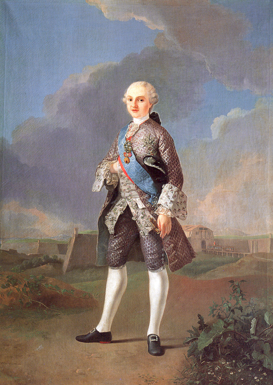 Portrait of Ferdinand of Bourbon by Laurent Pêcheux