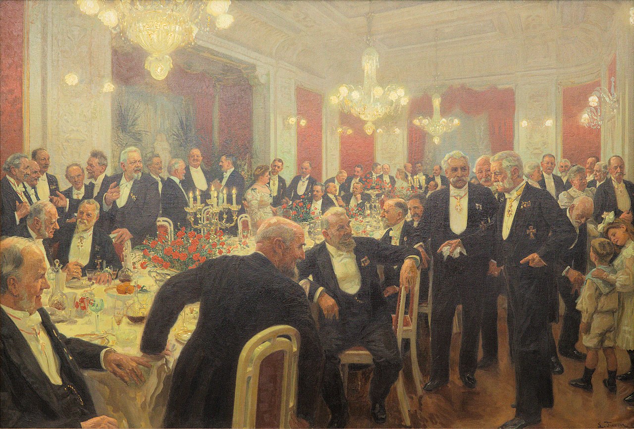 Leaving the Table by Laurits Tuxen
