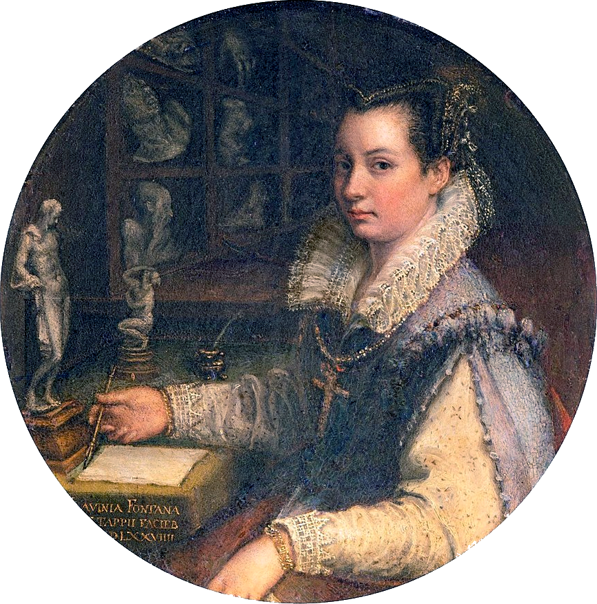 Self-portrait by Lavinia Fontana