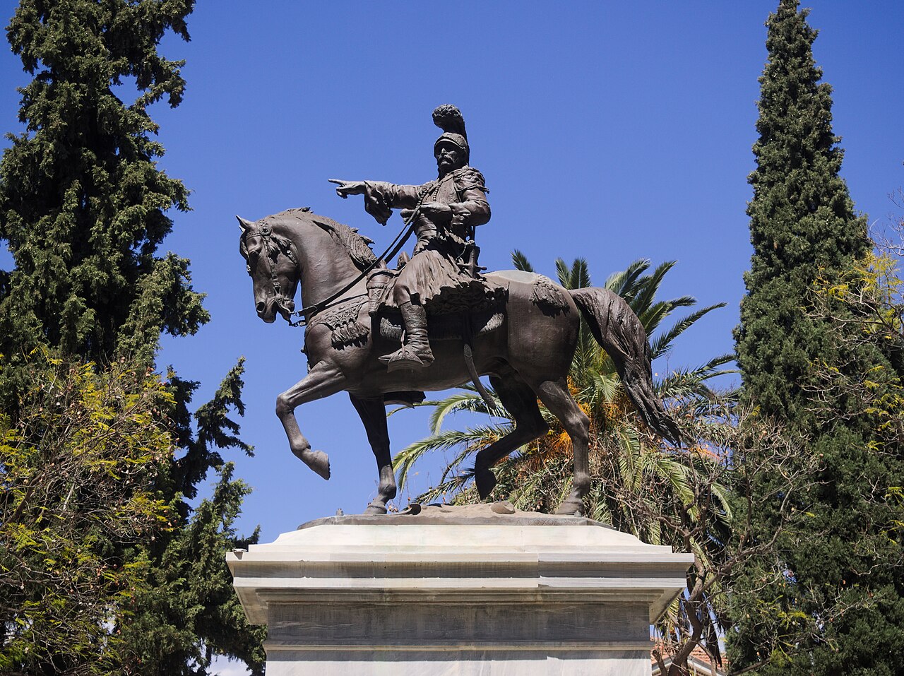 Equestrian Statue of Theodoros Kolokotronis, Nauplion by Lazaros Sochos