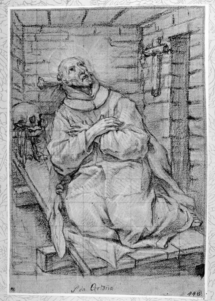 A penitent monk by Lazzaro Baldi