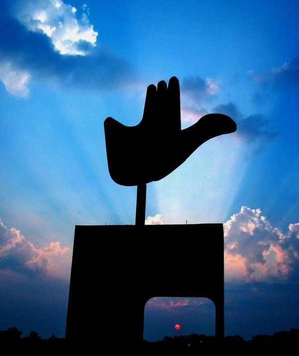 Open Hand Monument by Le Corbusier
